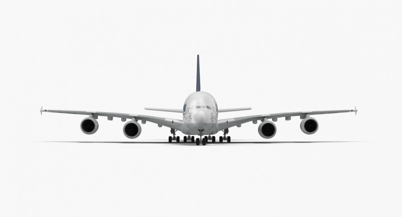 Airbus A380-1000 Air France 3D